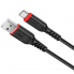Кабель USB - Type-C 1 м чёрный Hoco X59